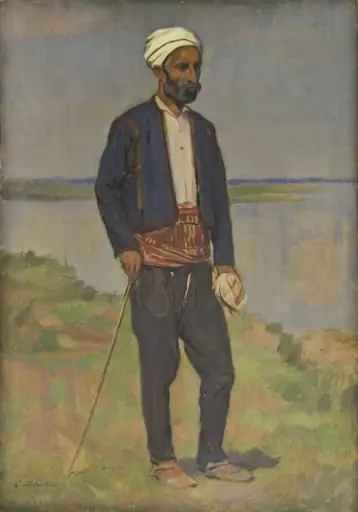 Turc în picioare, by Constantin Artachino