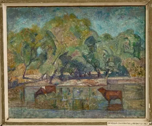 Peisaj cu vaci, by Constantin Berdilă