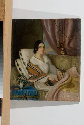 Convalescenta (Femeie pe sofa), by Constantin Daniel Rosenthal
