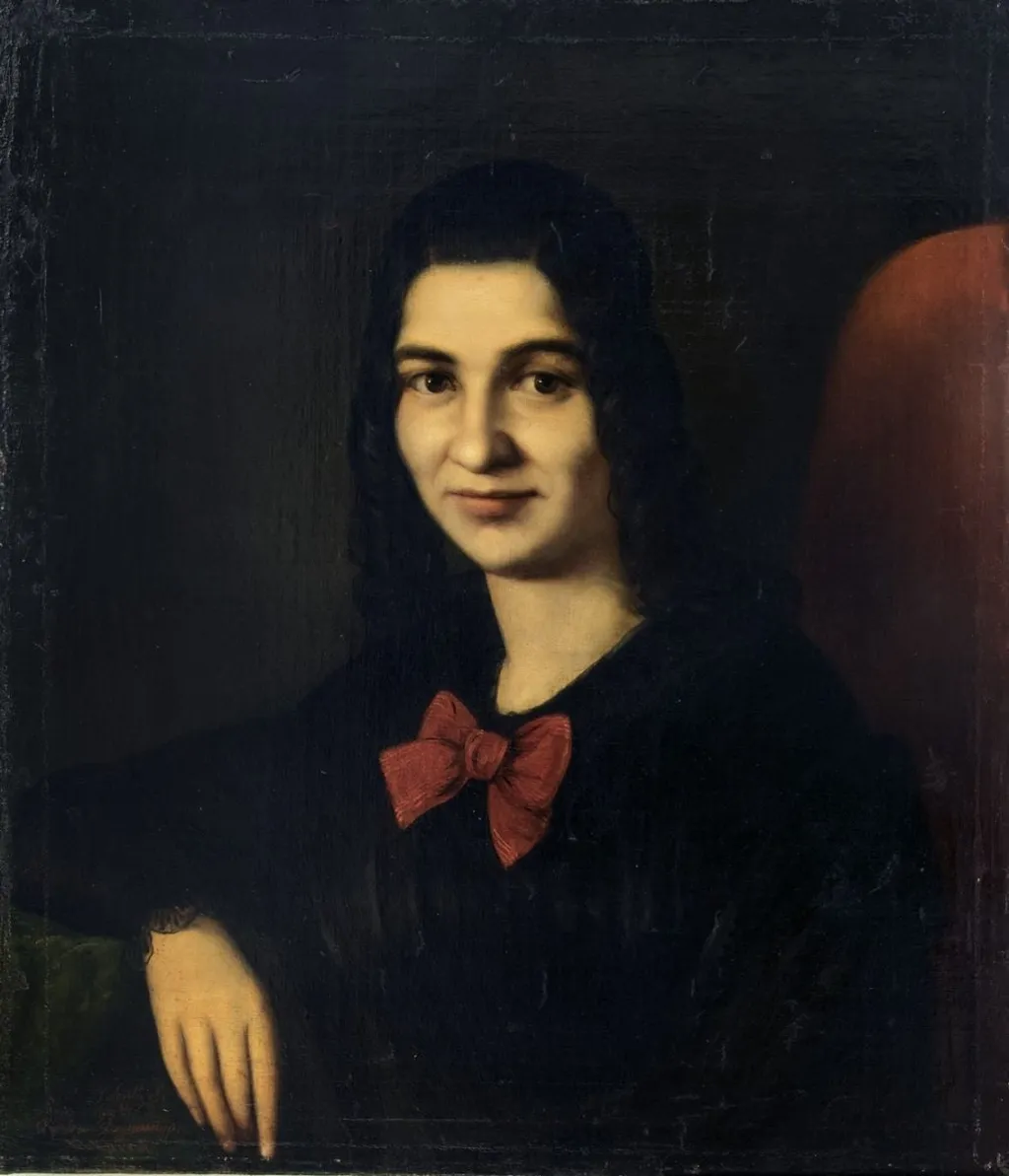 Portretul Elenei Negri, by Constantin Daniel Rosenthal, 1847