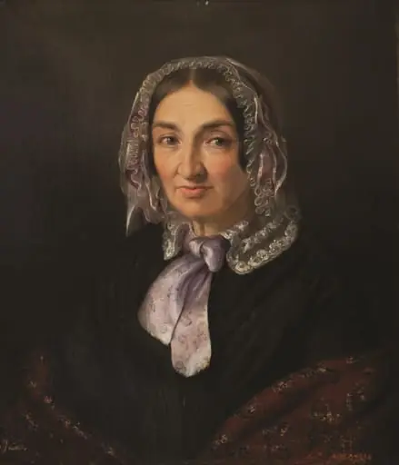 Portretul Elisabetei Steege, by Constantin Daniel Rosenthal