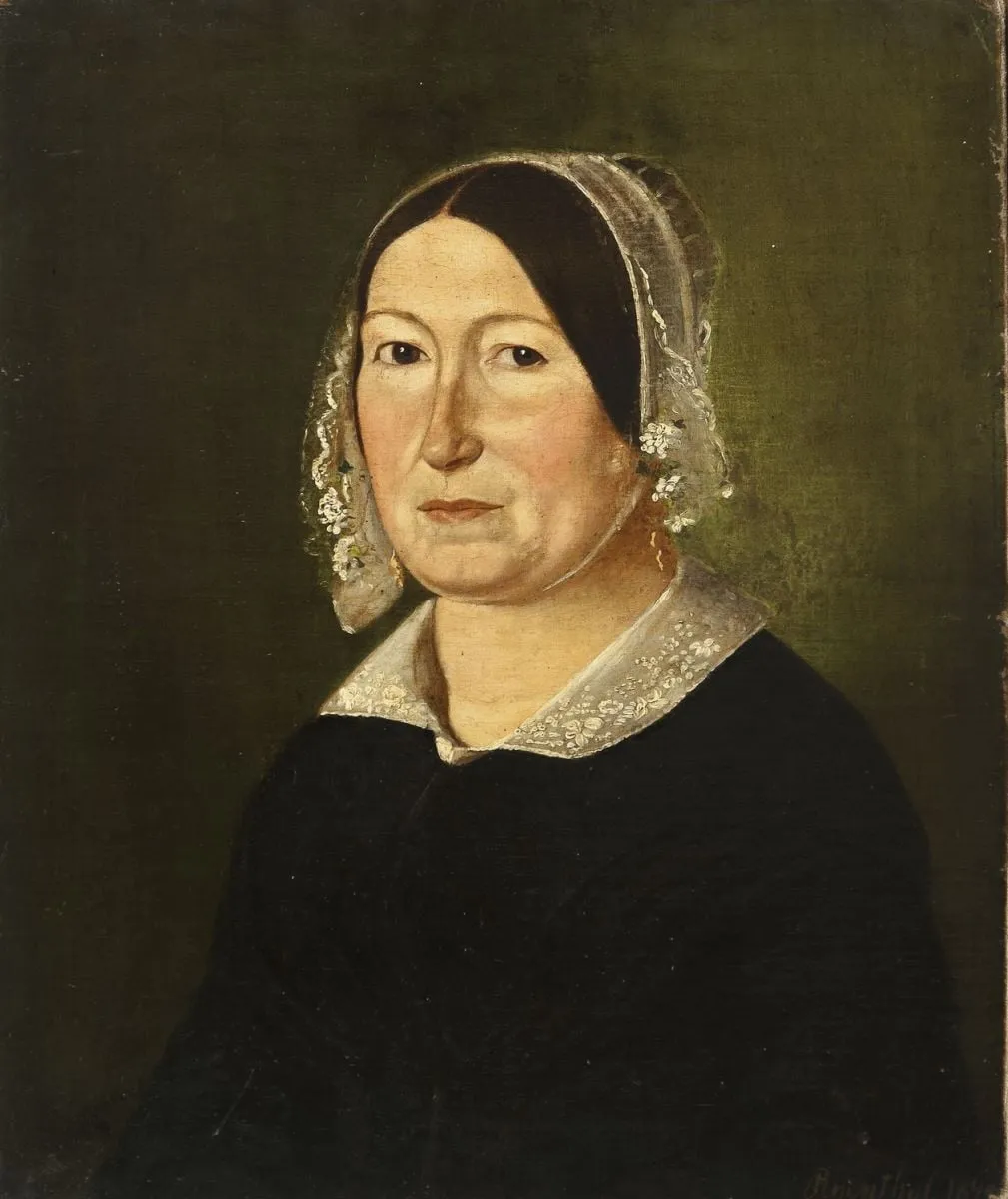 Portretul mamei artistului, by Constantin Daniel Rosenthal, unspecified, 1848