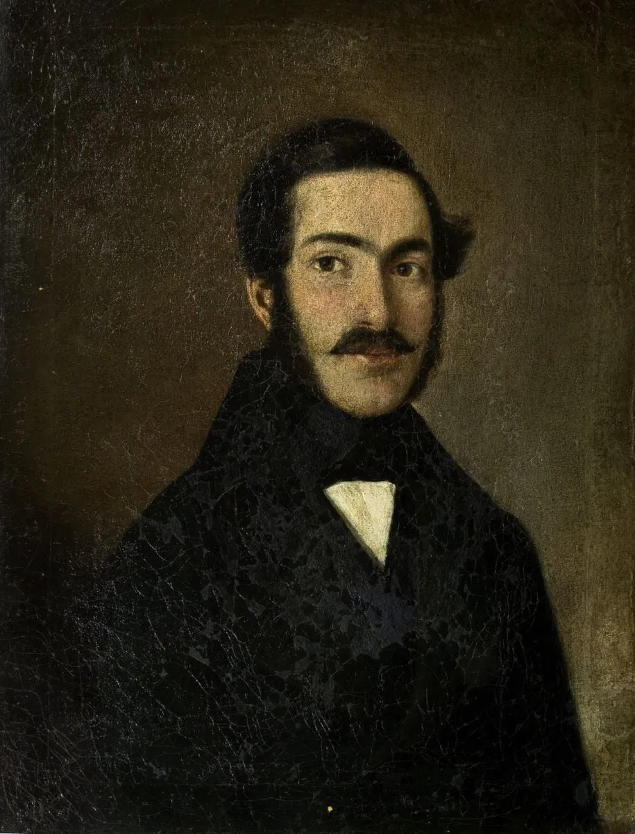 Portretul revoluționarului Zaharia Boerescu, by Constantin Daniel Rosenthal, unspecified, 1840
