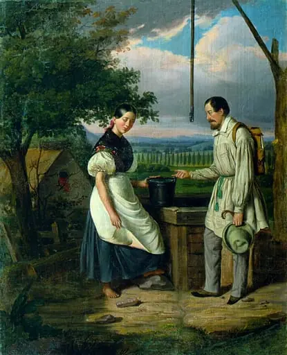 Scenă la fântână, by Constantin Daniel Rosenthal