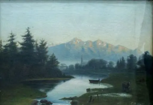 Valea Rinului, by Constantin Daniel Stahi, 1903