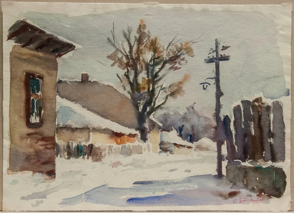 Iarna, by Constantin Găvenea, 1950