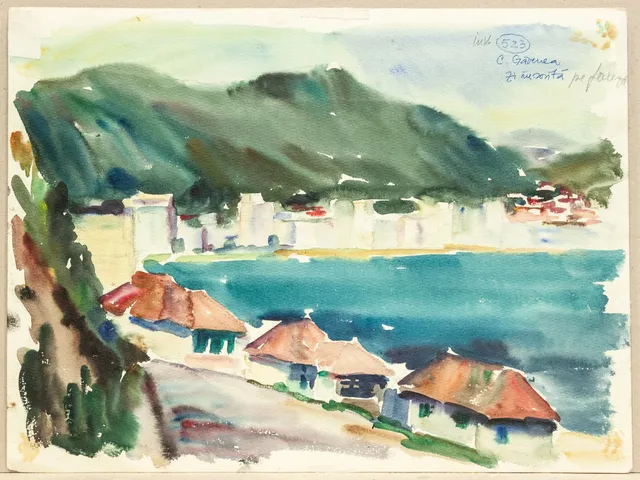 verso: La malul mării — Constantin Găvenea