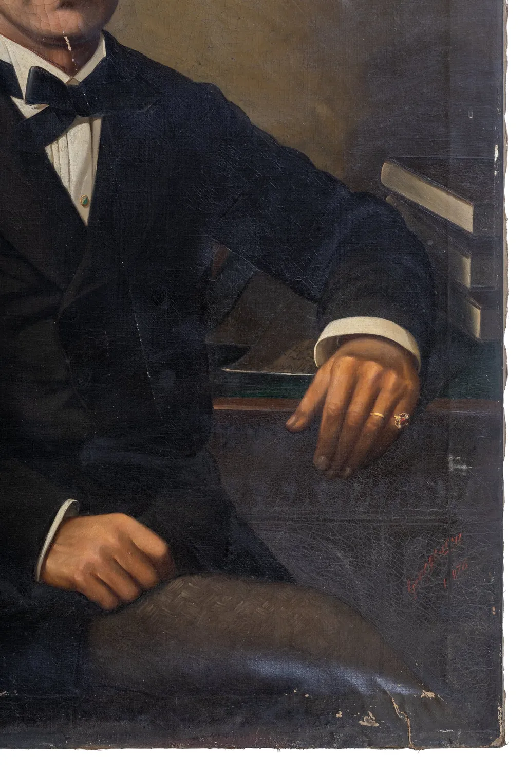 Portret de bărbat, by Constantin Georgescu, 1850