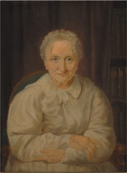 Forfatterinden Juliane Marie Jessen, by Constantin Hansen, oil, 1830