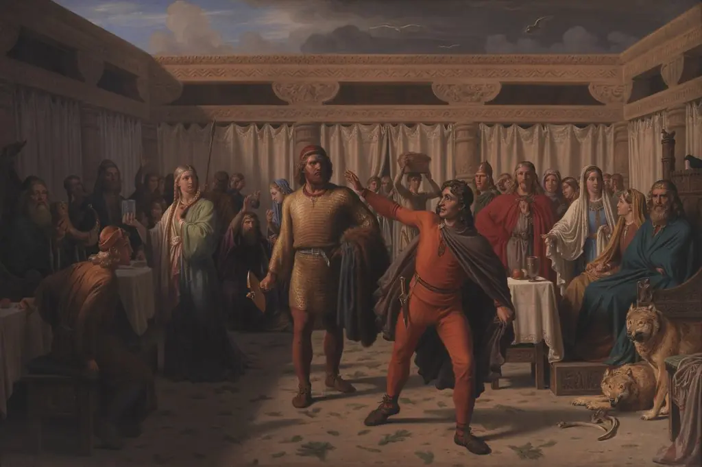 Ægir's Feast, by Constantin Hansen