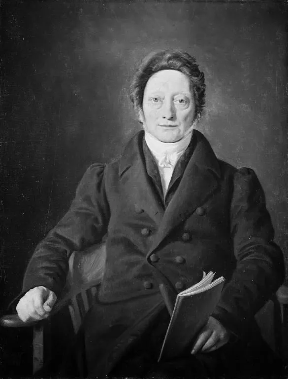Konsistorialråd J. Ernst Wegener, by Constantin Hansen, oil, 1834