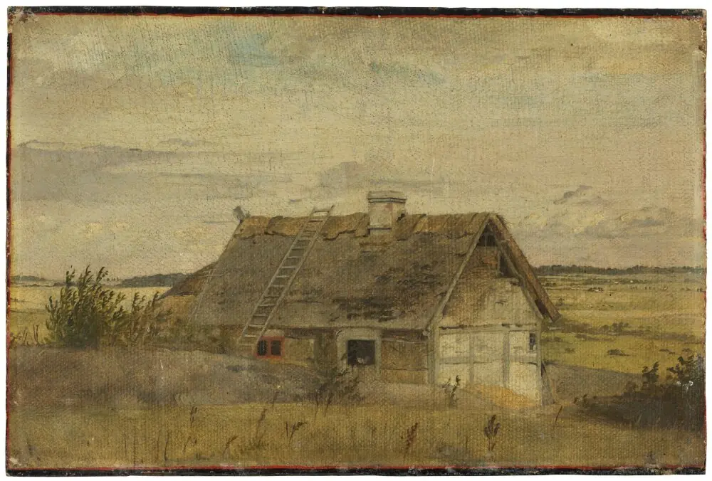 Landscape with a Farmhouse, by Constantin Hansen