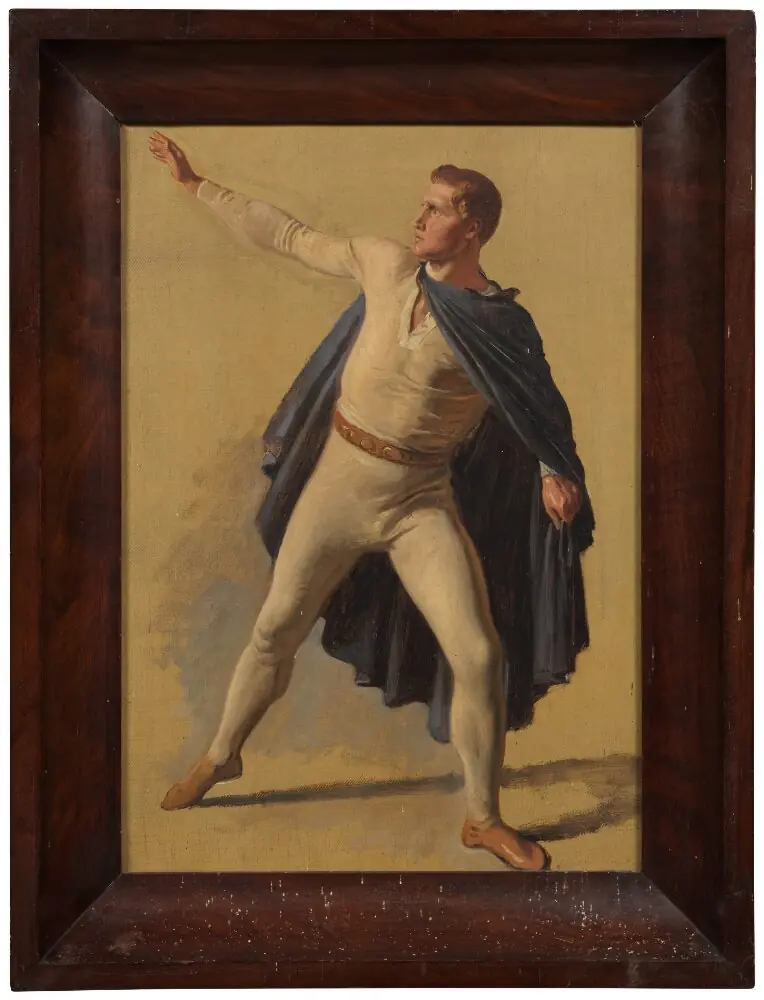 Loki. Study for Ægir’s Feast, by Constantin Hansen