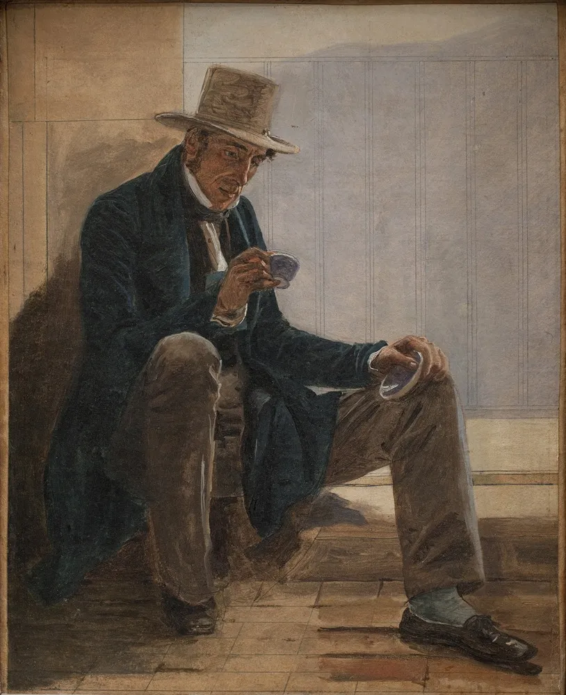 Martinus Rørbye, by Constantin Hansen, oil, 1837