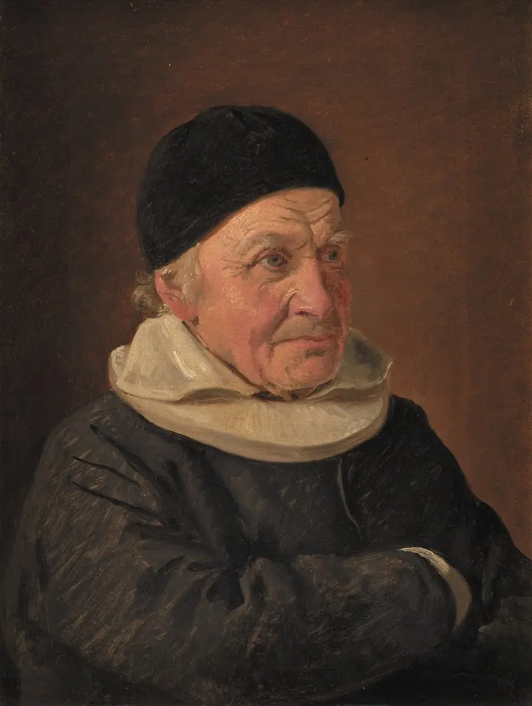 Pastor Jens Bindesbøll, by Constantin Hansen