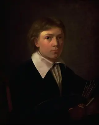 Self-Portrait, by Constantin Hansen, 1825
