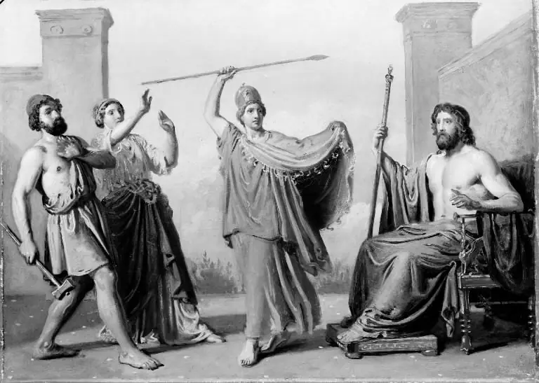 The Birth of Pallas Athene, by Constantin Hansen