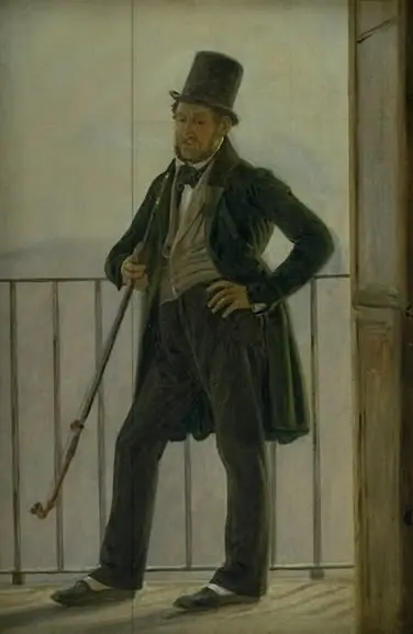 The Painter Albert Küchler, by Constantin Hansen