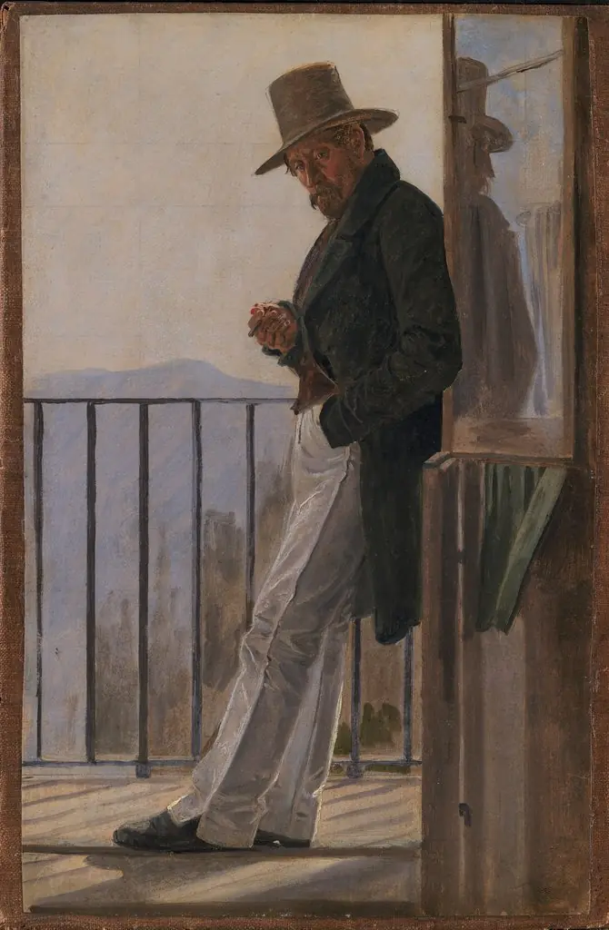 The Painter Ditlev Blunck, by Constantin Hansen