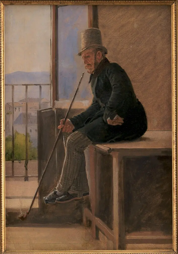 The Painter Jørgen Sonne, by Constantin Hansen
