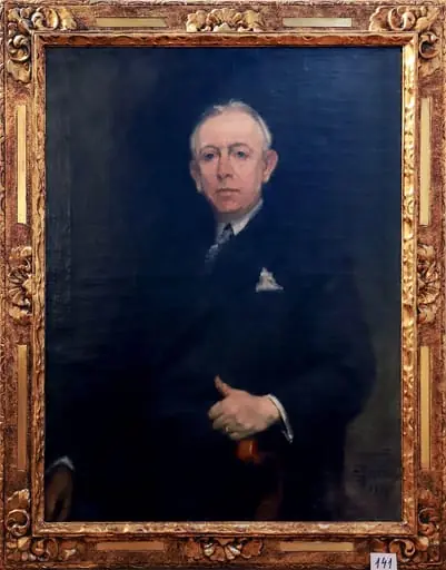 Octavian Goga, by Constantin Isachie, 1937