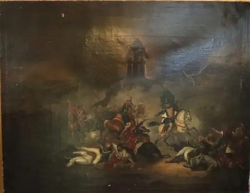 Bătălia de la Călugăreni, by Constantin Lecca