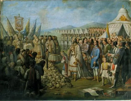 Panahida de la Războieni, by Constantin Lecca