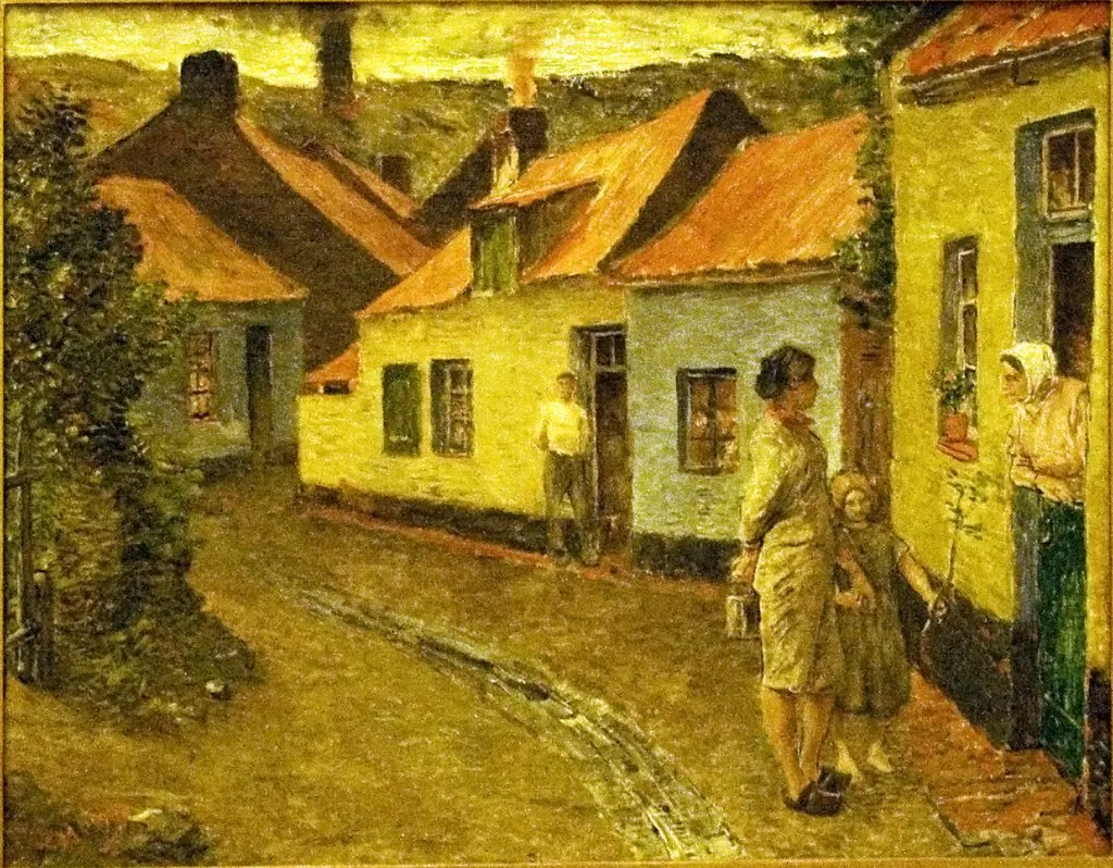 Coron, Women having a Chat, by Constantin Meunier
