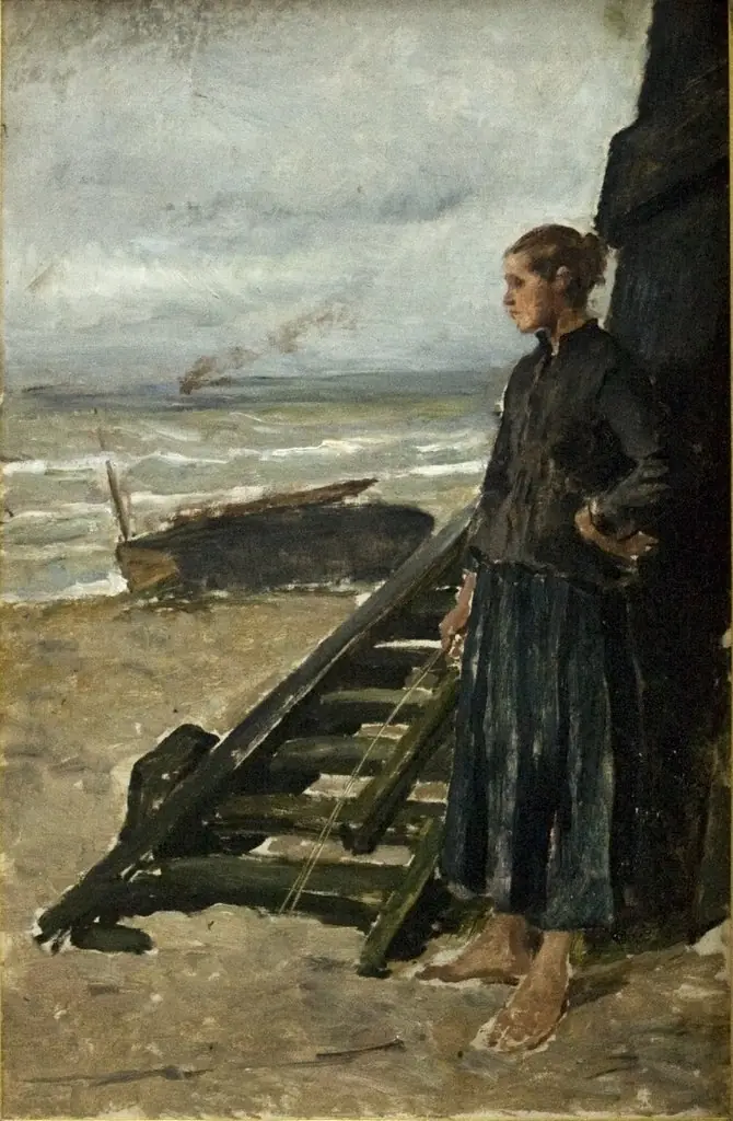 Fisherman's Daughter at Nieuwpoort, by Constantin Meunier