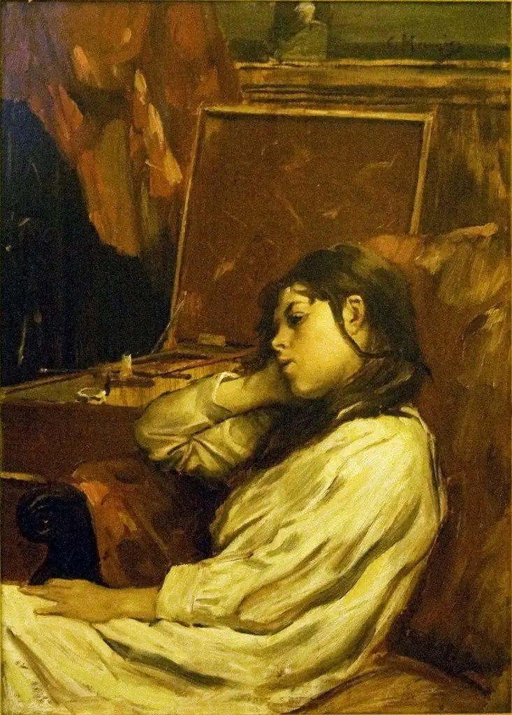 Jeanne Meunier, by Constantin Meunier