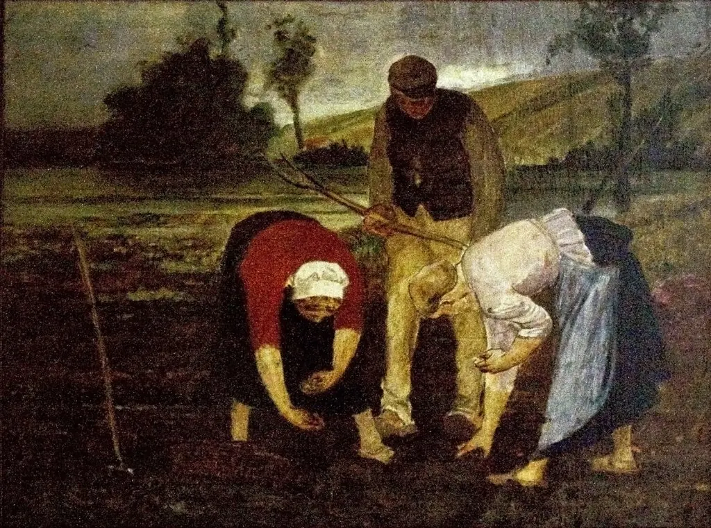 Potato Diggers, by Constantin Meunier