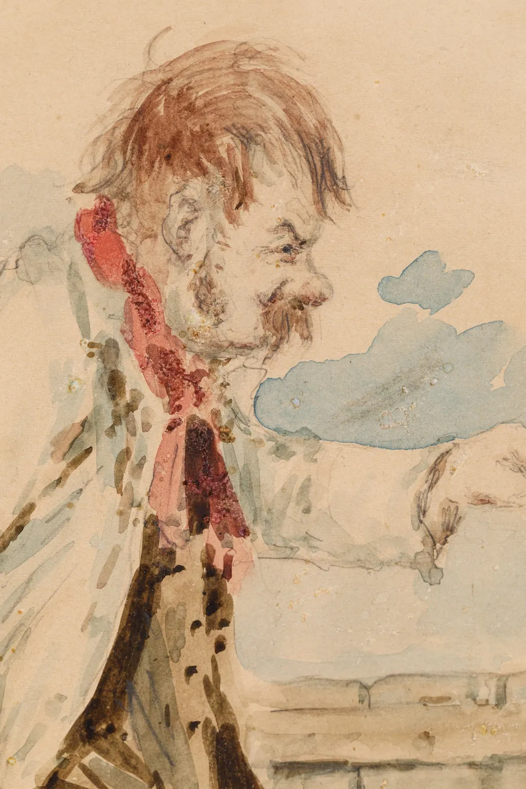 STUDIU - CETĂȚEANUL TURMENTAT, by Constantin P. Jiquidi, unspecified, 1896