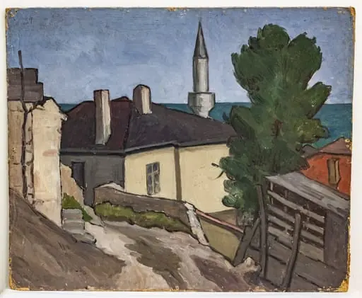 Case din Balcic, by Constantin Petrescu-Dragoe