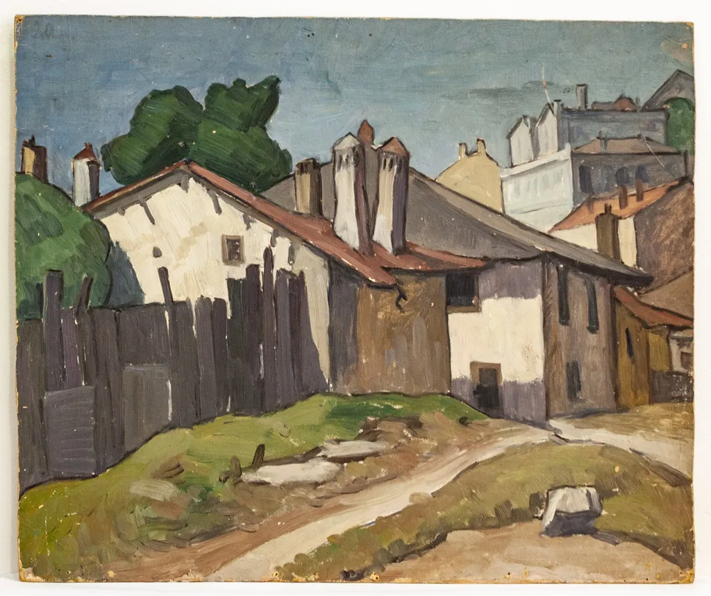Peisaj cu case din Balcic, by Constantin Petrescu-Dragoe