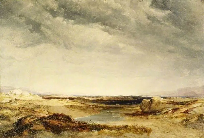 A heath near the coast, by Copley Fielding