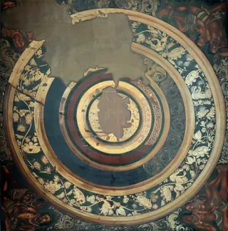 Copy of Painting inside the Caves of Ajanta (cave 2)