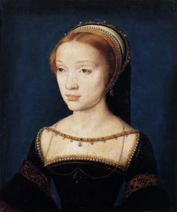 Jacqueline de Rohan, by Corneille de Lyon, oil, 1550