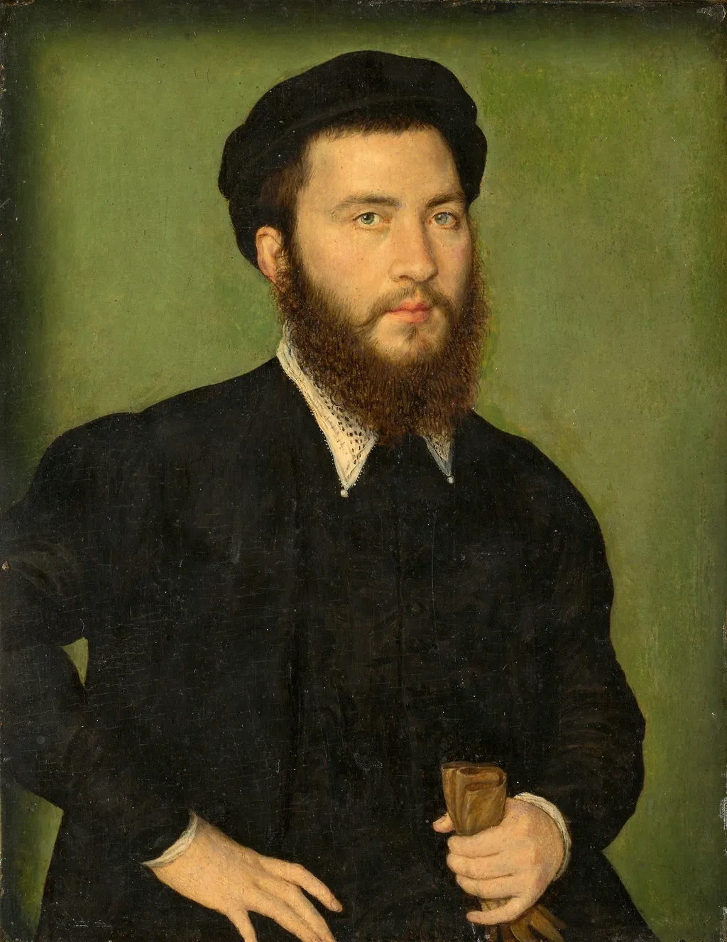 Portrait of a Man, by Corneille de Lyon, unspecified, 1555