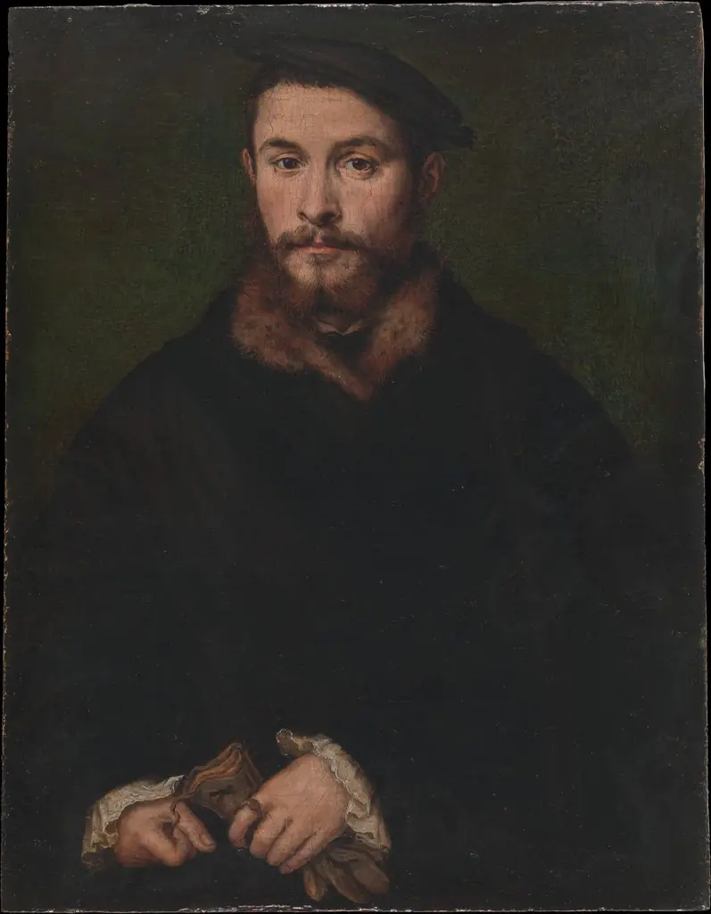 Portrait of a Man with Gloves, by Corneille de Lyon