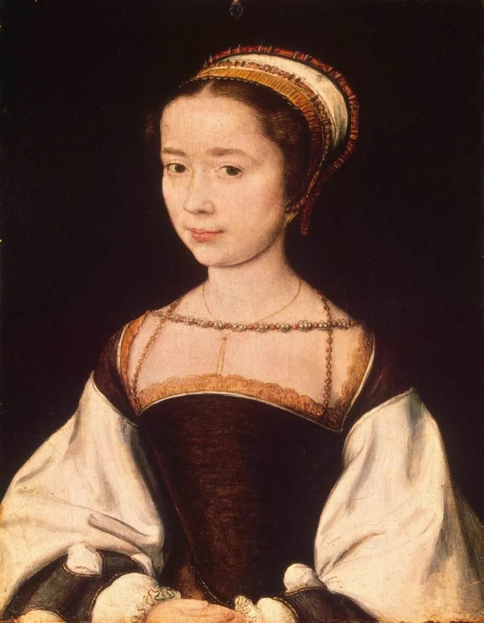 Portrait of a Woman, by Corneille de Lyon, oil, 1535