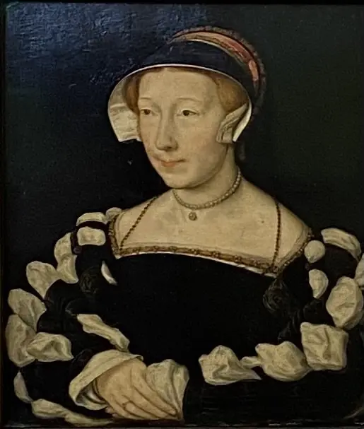 Portrait of a woman in a black velvet dress, by Corneille de Lyon