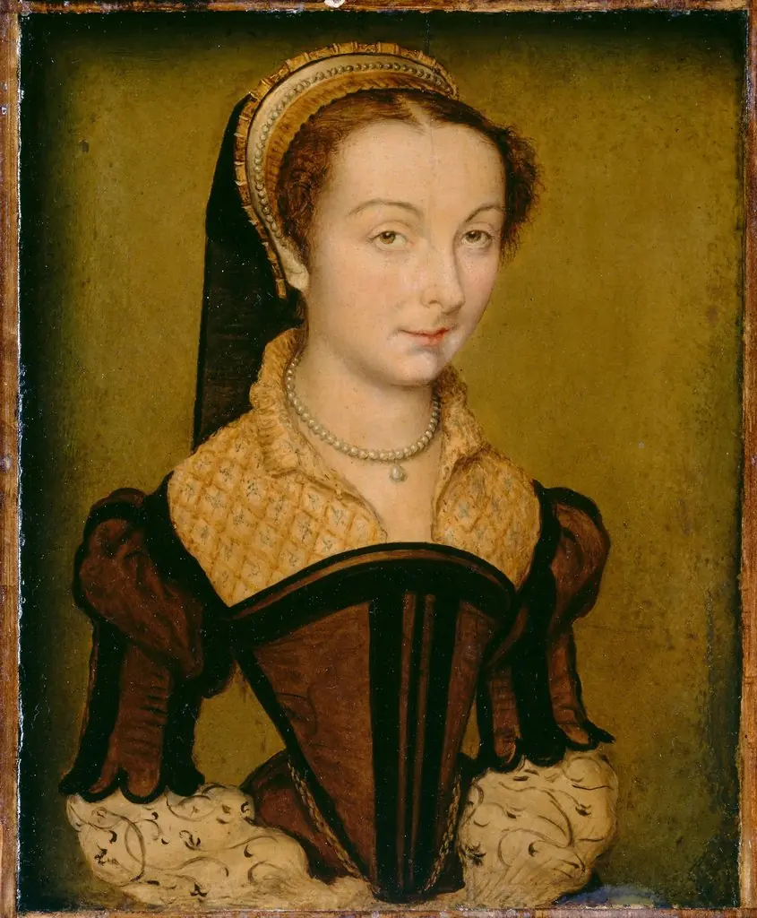 Portrait of Louise de Halluin, dame de Cipierre, by Corneille de Lyon
