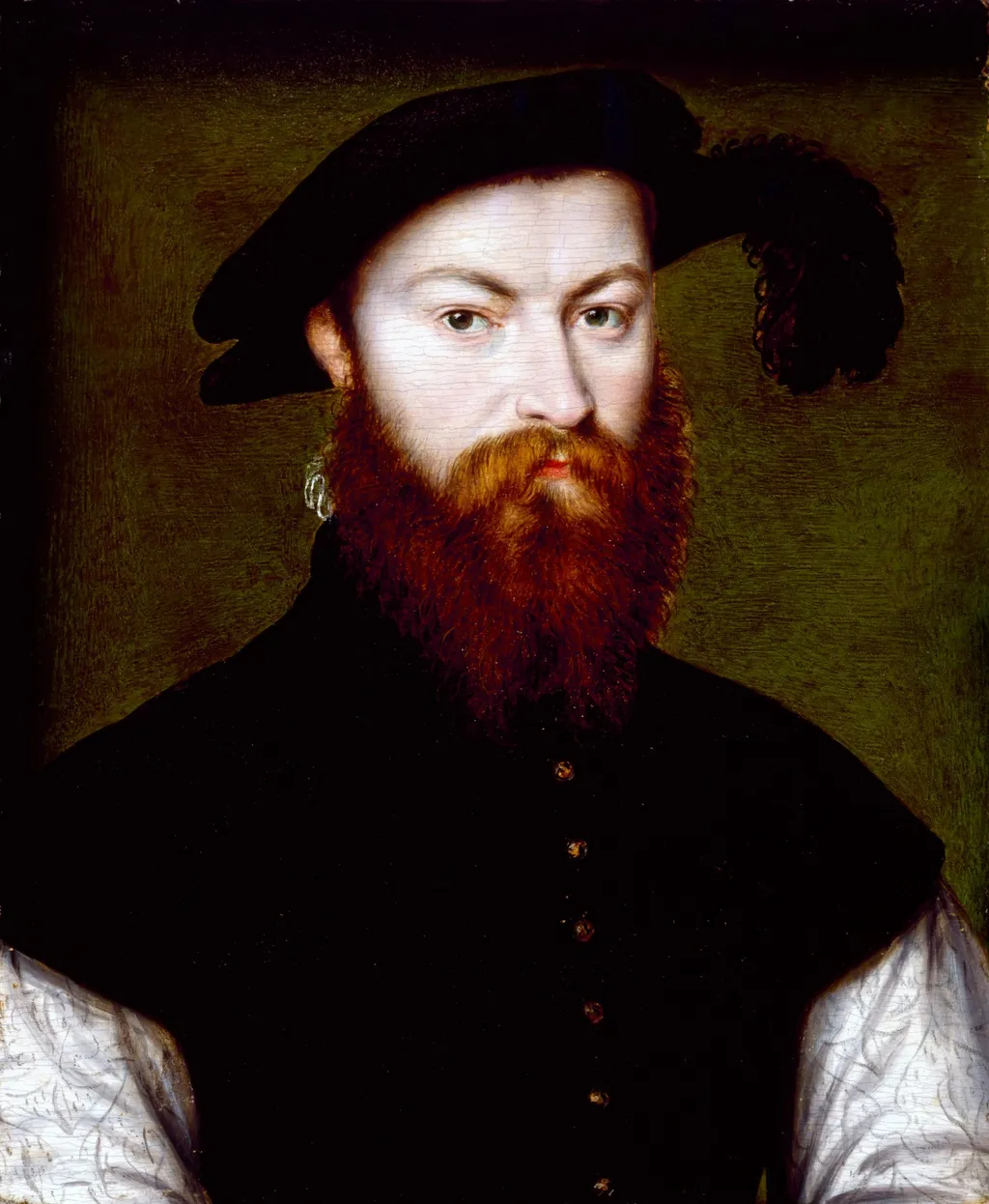 René de Batarnay, Comte du Bouchage, by Corneille de Lyon, oil, 1550