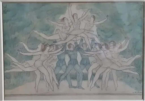 Scena de balet, by Cornel Medrea
