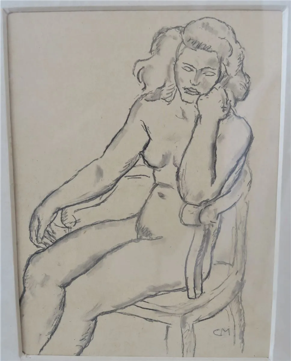 Studiu - Nud, by Cornel Medrea, 1949