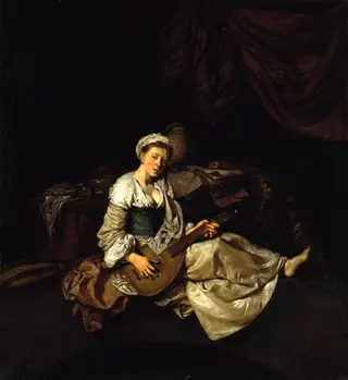 Cistern Player, by Cornelis Bega
