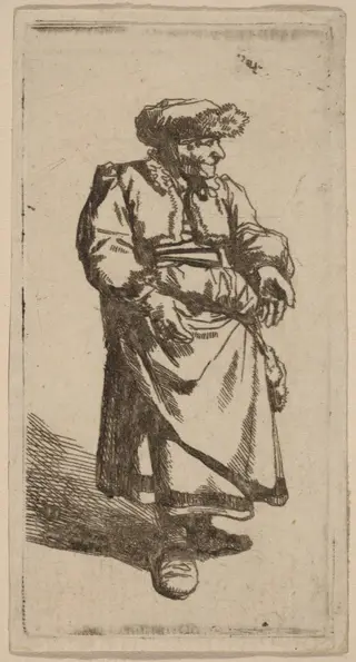 Old Woman Standing, by Cornelis Bega