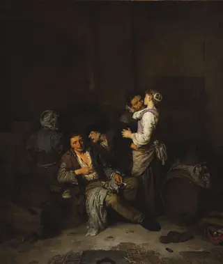 Peasants in a Tavern, by Cornelis Bega
