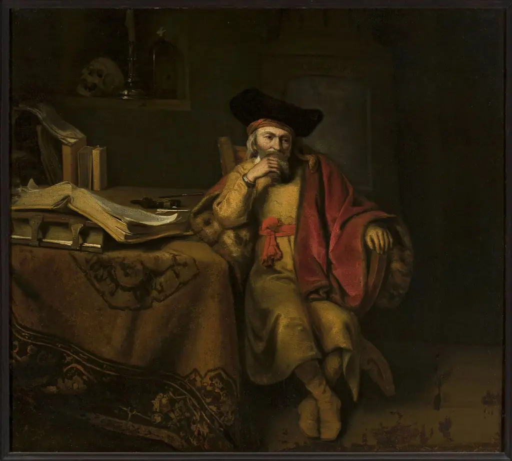 Uczony, by Cornelis Bisschop