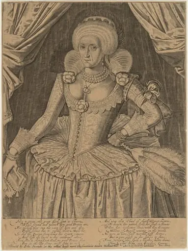 Anne of Denmark, by Cornelis Boel